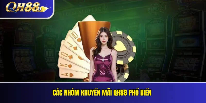 Khuyến Mãi QH88 Mới Nhất – Điều Kiện Và Cách Nhận Thưởng 2 Các nhóm khuyến mãi QH88 phổ biến